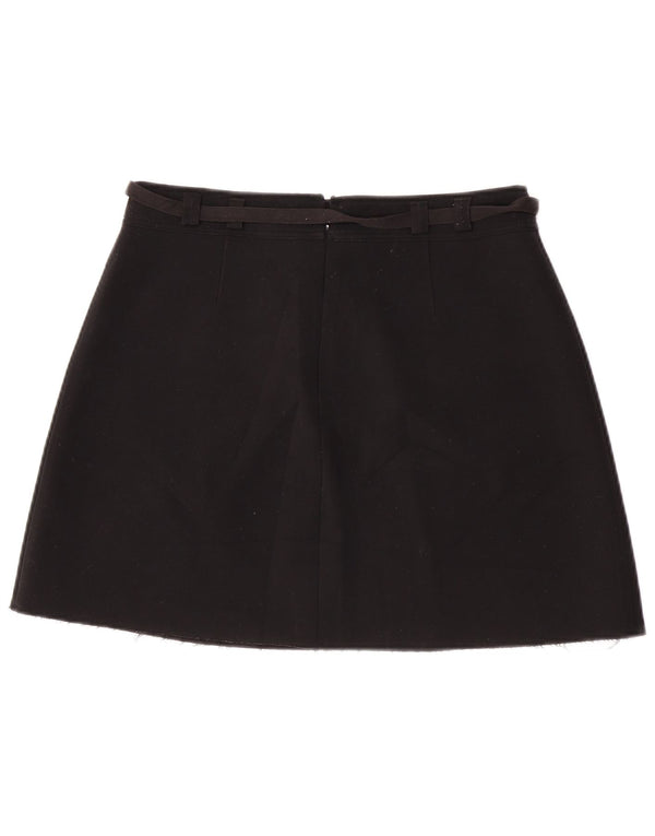 Marks & Spencer Womens Mini Skirt UK 14 Large W30  Black Polyester