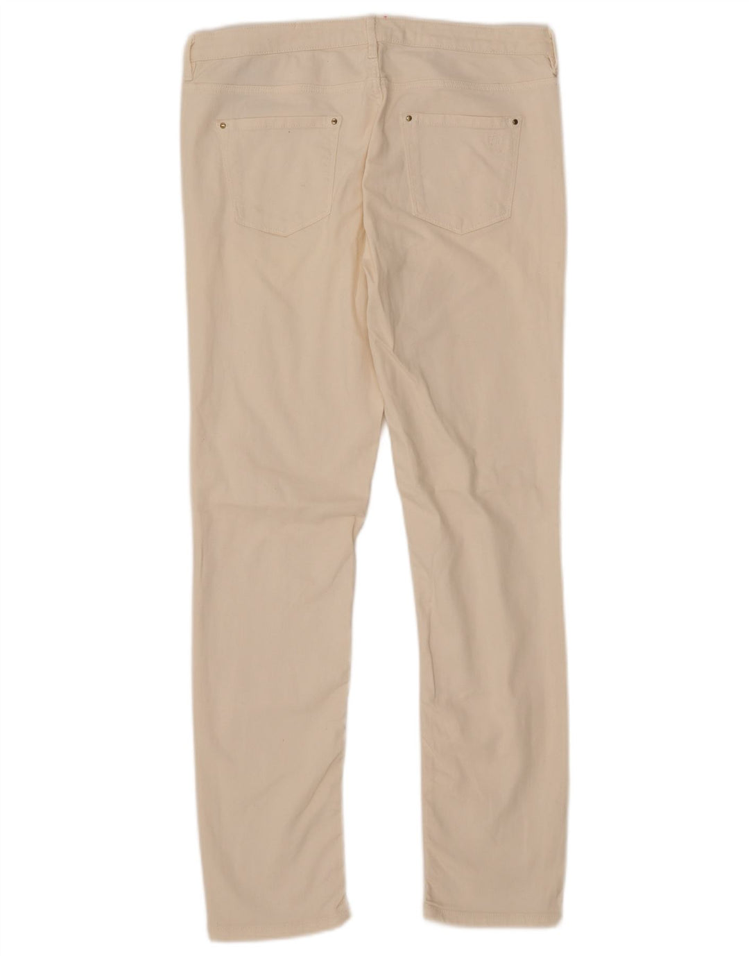 Massimo Dutti Dame Slim Jeans EU 42 Large W32 L30 Off White Bomuld