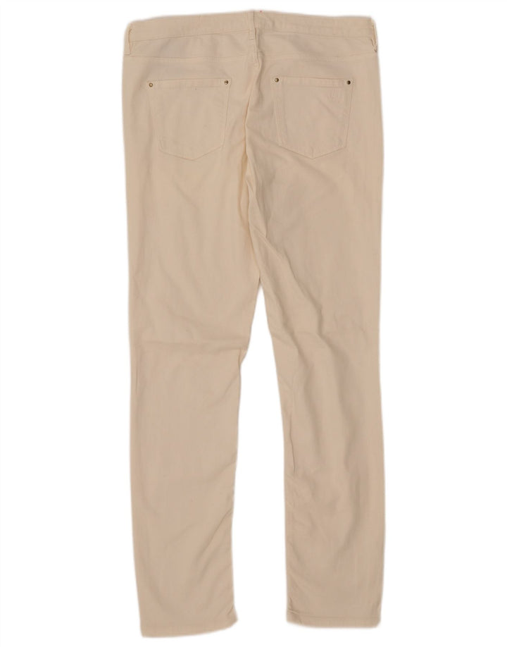Massimo Dutti Dame Slim Jeans EU 42 Large W32 L30 Off White Bomuld