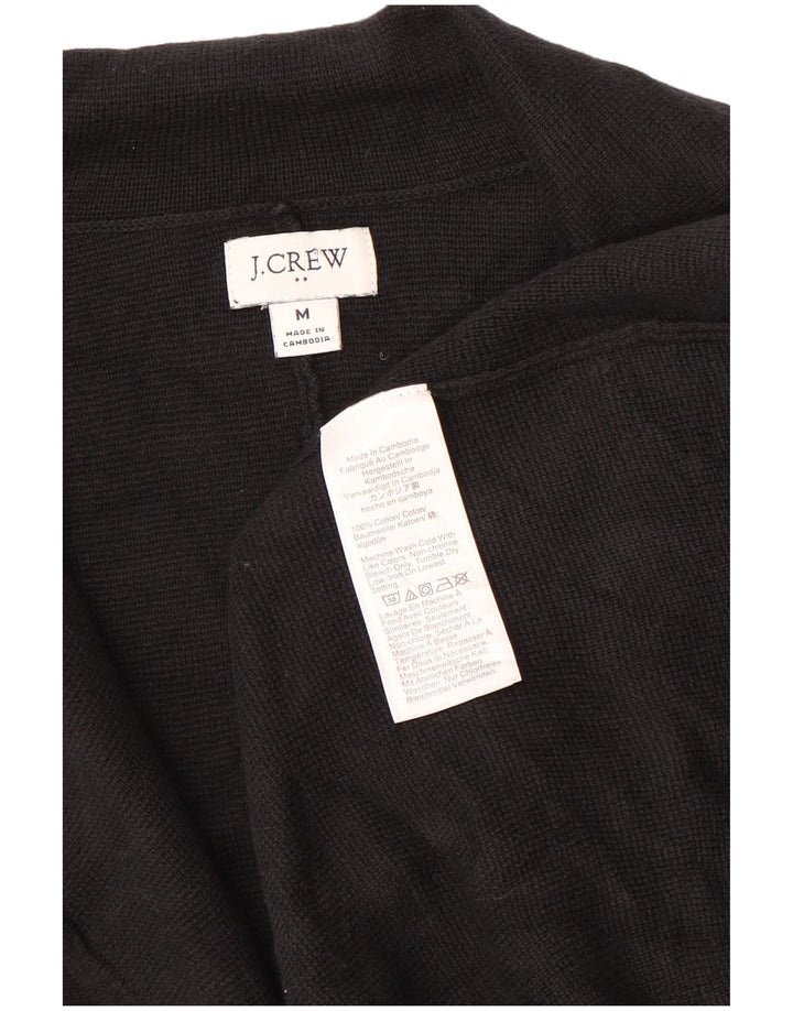 J. CREW Dame 2-knaps blazerjakke UK 14 Medium Sort Bomuld