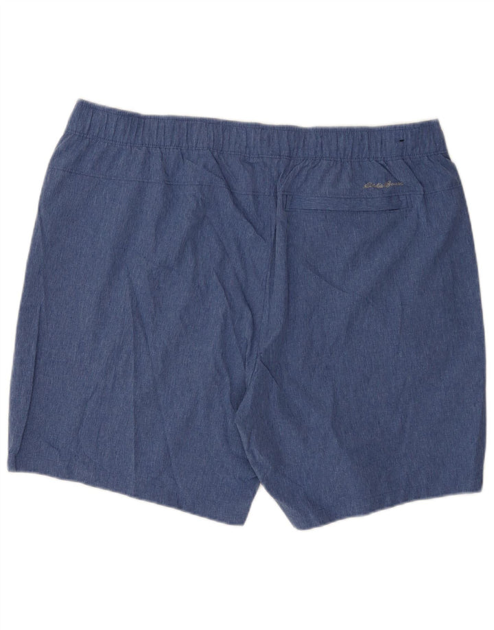 Eddie Bauer Herre Sportshorts 2XL Blå Polyester