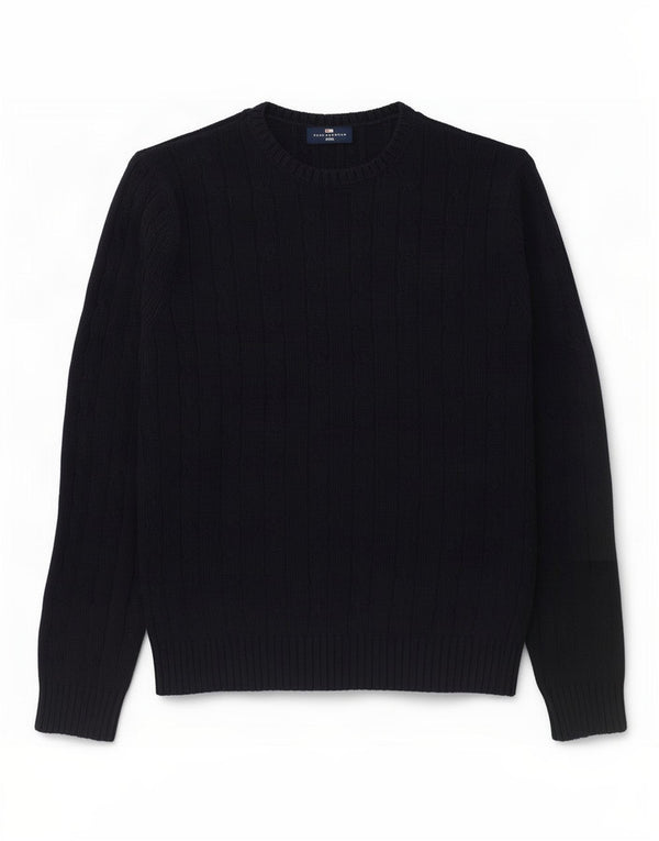 Marks & Spencer Herre Blue Harbor Crew Neck trøje Sweater Small Navy
