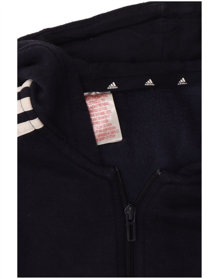 Adidas Hættetrøje med lynlås til mænd, lille marineblå