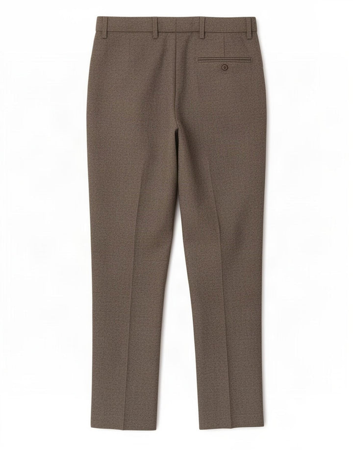 Marks & Spencer Herre Straight Regular Suit Bukser W36 L31 Grå Polyester