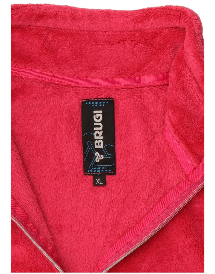 BRUGI Dame Fleecejakke UK 18 XL Pink Polyester