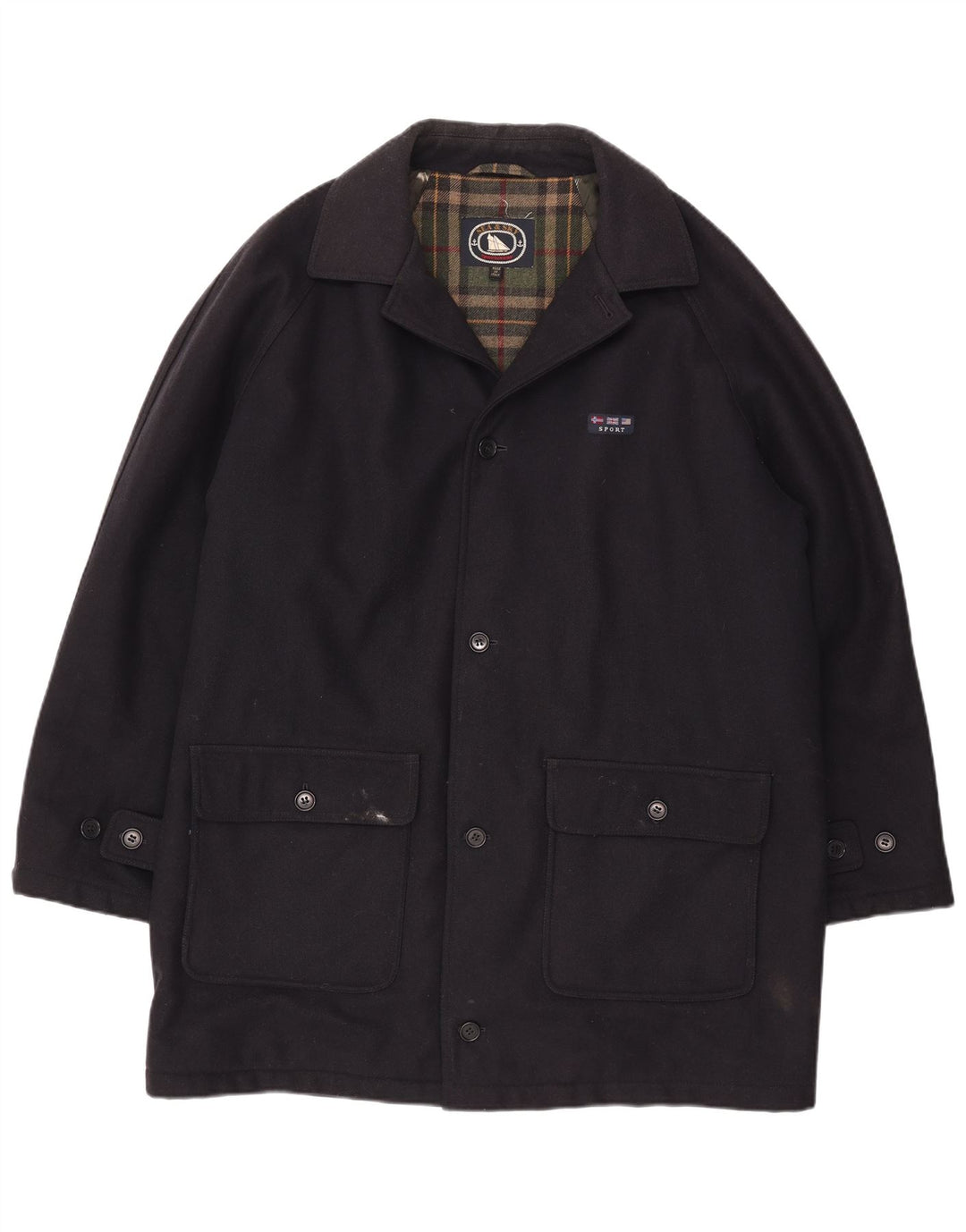 Sea & Sky Herre Overfrakke UK 42 XL Sort