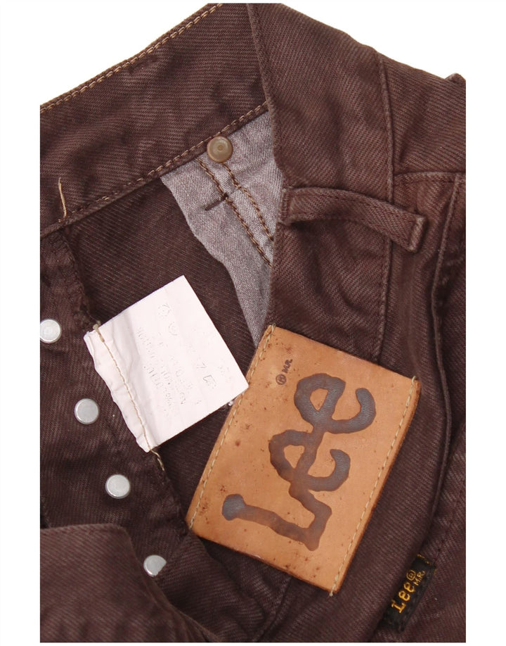 Lee Straight Jeans til mænd W28 L31 brun bomuld