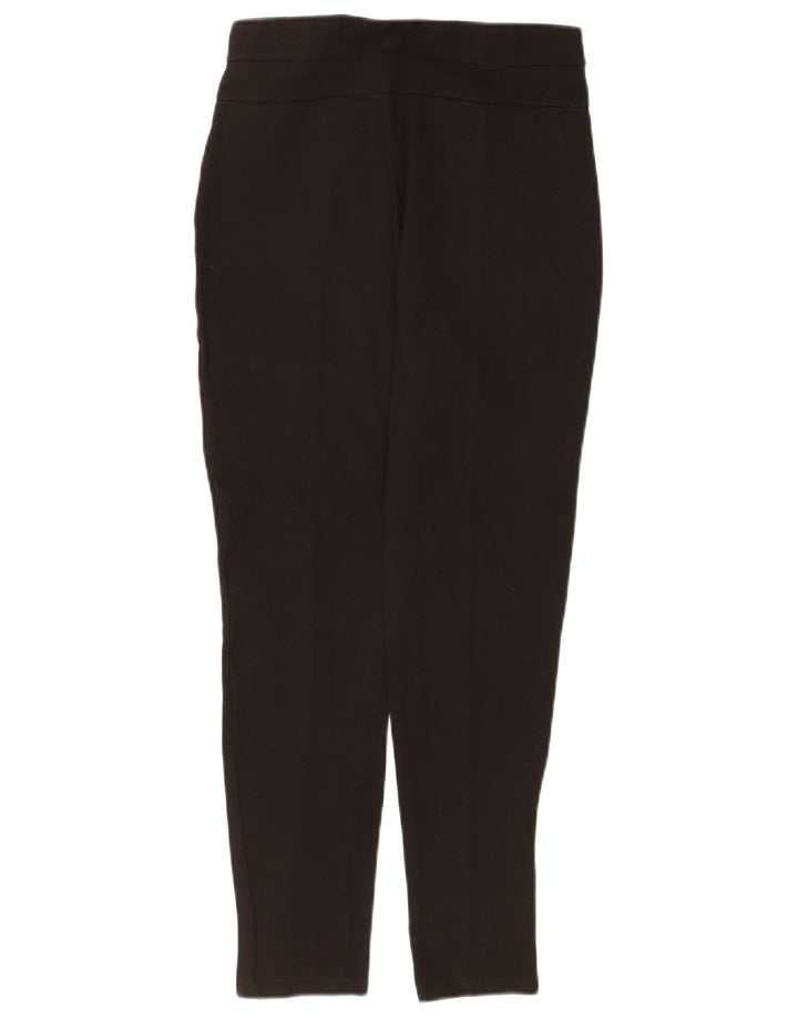 Zara Dame Slim Cropped Trousers Medium W28 L25 Sort