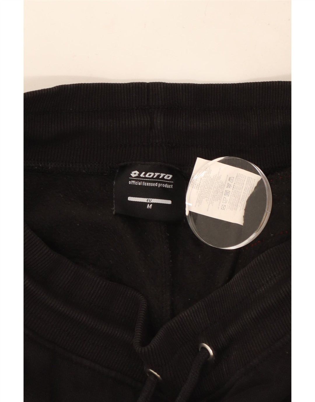 LOTTO Herre grafisk træningsdragt Bukser Joggers Medium Sort Bomuld