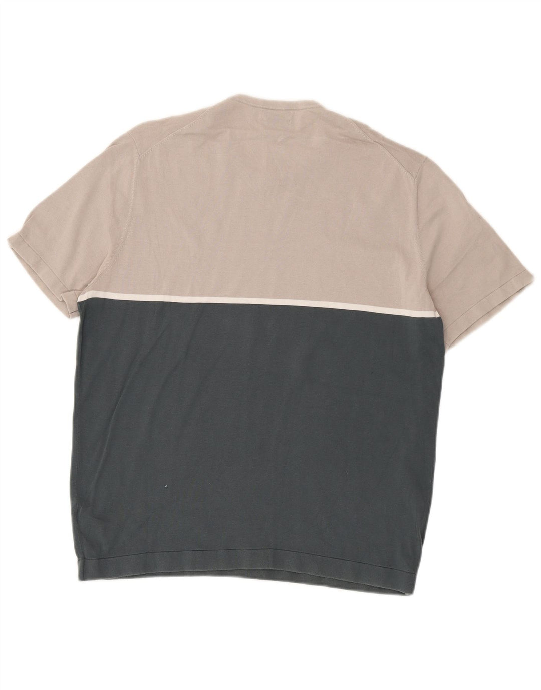 Massimo Dutti Herre sweater med rund hals XL Grå Colourblock