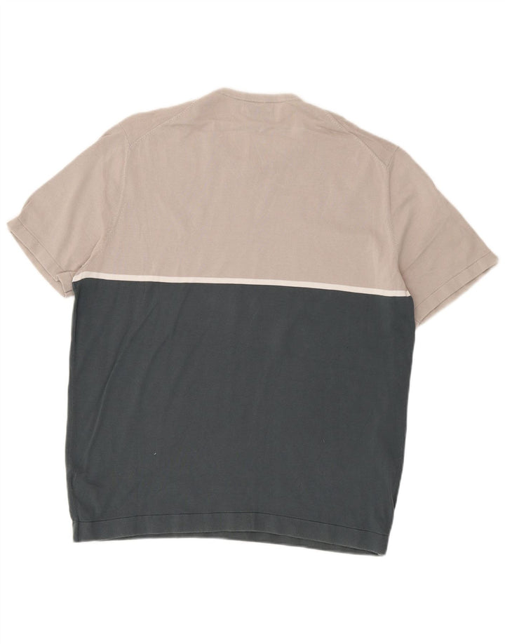 Massimo Dutti Herre sweater med rund hals XL Grå Colourblock