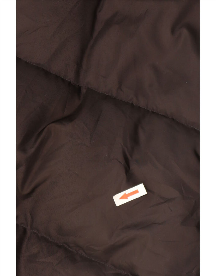 Belfe Herre hættepolstret jakke UK 40 Stor sort polyester