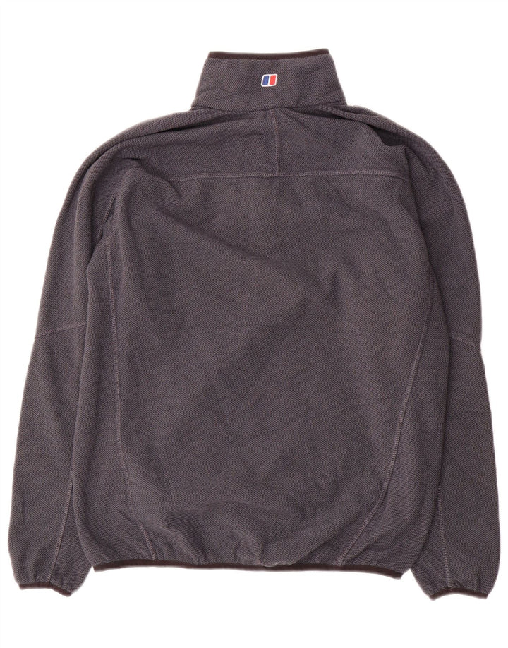 BERGHAUS Sweatshirt med lynlås til mænd, lille grå polyester