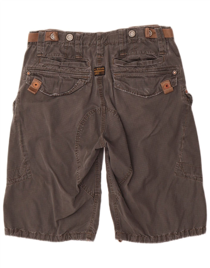 G-Star Herre grafiske cargo shorts W32 mellemgrå bomuld