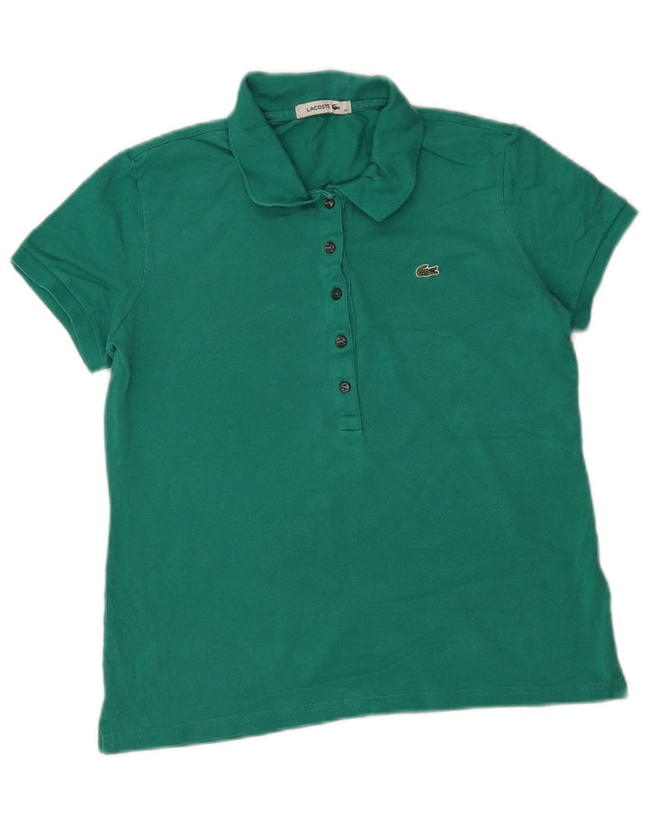Lacoste Dame Polo Shirt Størrelse 40 Medium Grøn Bomuld