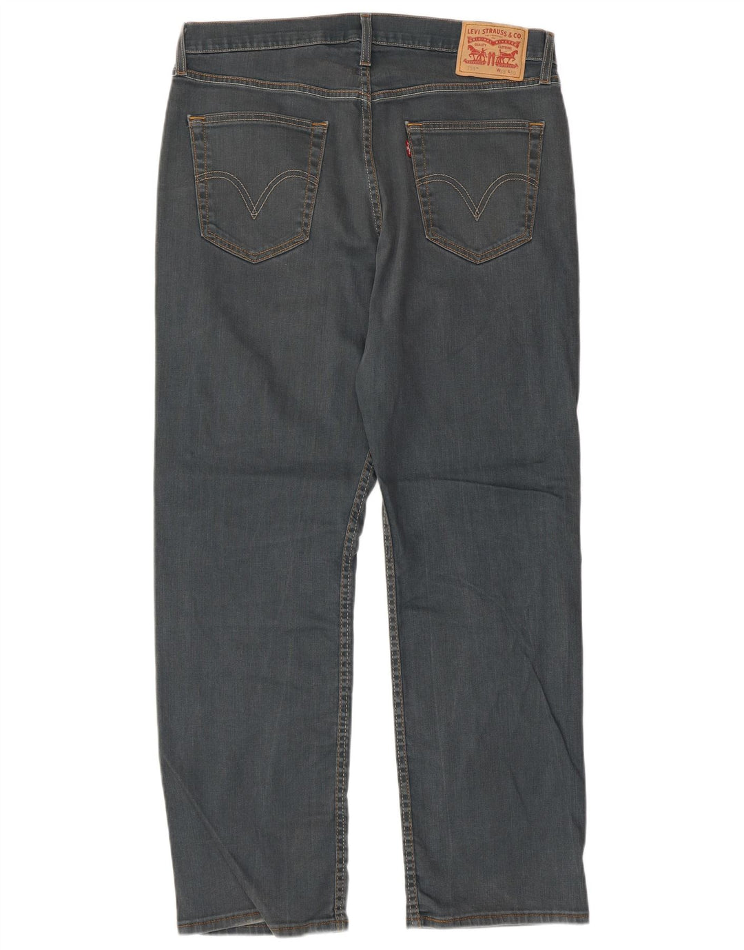 LEVI'S Herre 751 Straight Jeans W38 L30 Blå Bomuld