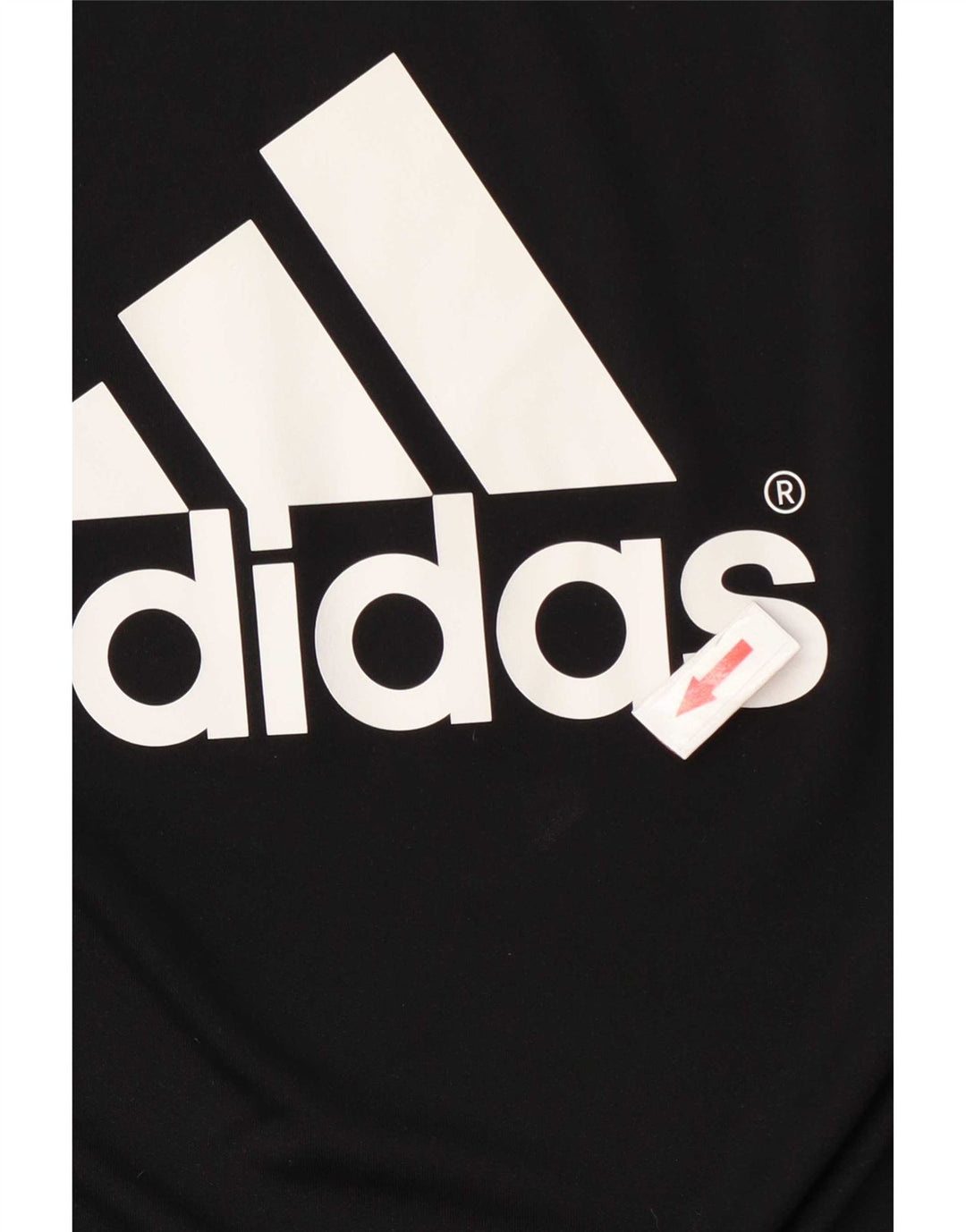 Adidas Herre Climalite Grafisk T-Shirt Top Stor Sort Polyester
