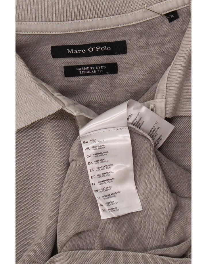 Marc O'Polo Herre Regular Fit Polo Shirt XL Grå Bomuld