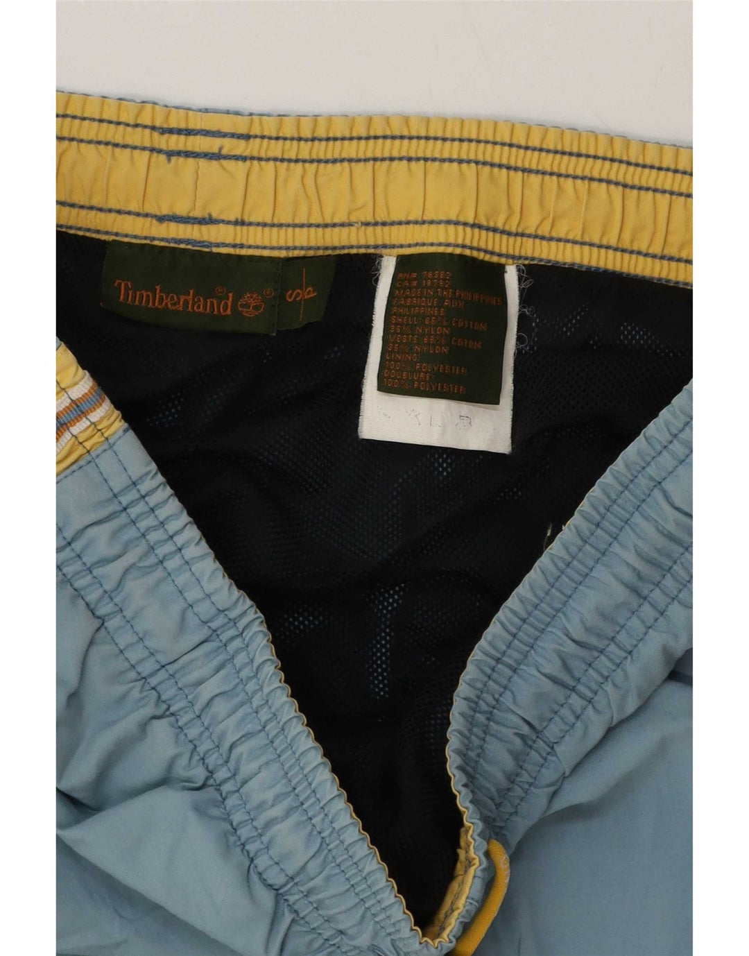 Timberland Badeshorts til mænd Small Blue Colourblock Polyester
