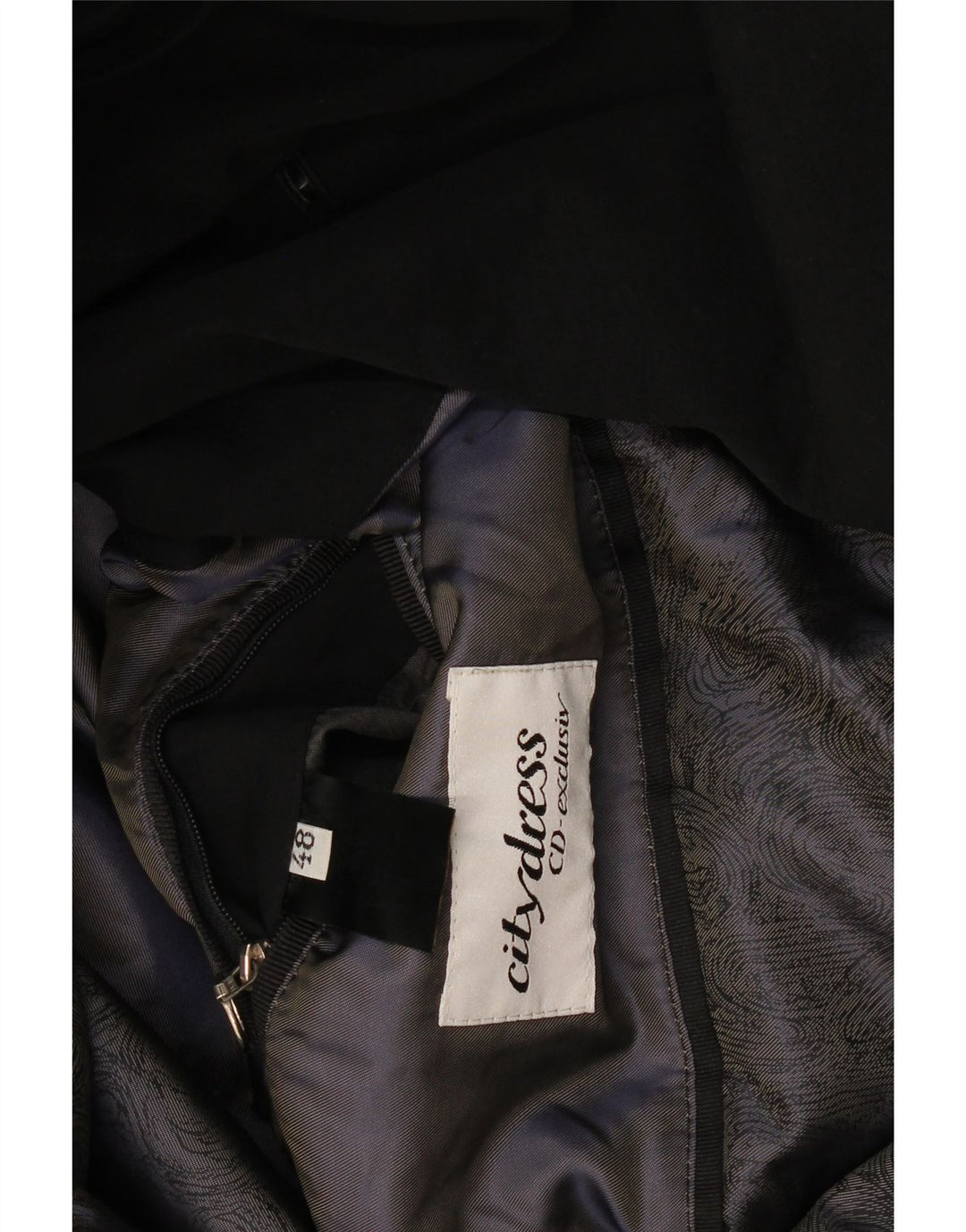 Vintage Trench Coat til mænd IT 48 Medium Sort