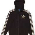 Adidas Hættetrøje med lynlås til mænd Lille sort polyester
