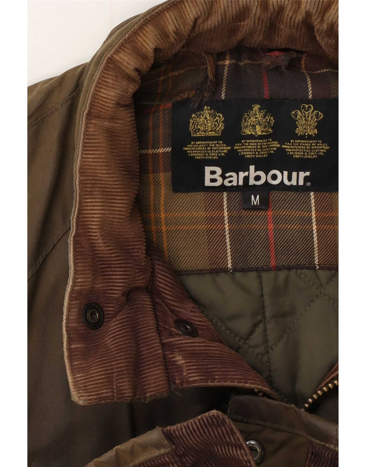 Barbour Herre vokset bomuldsjakke UK 38 Medium Khaki