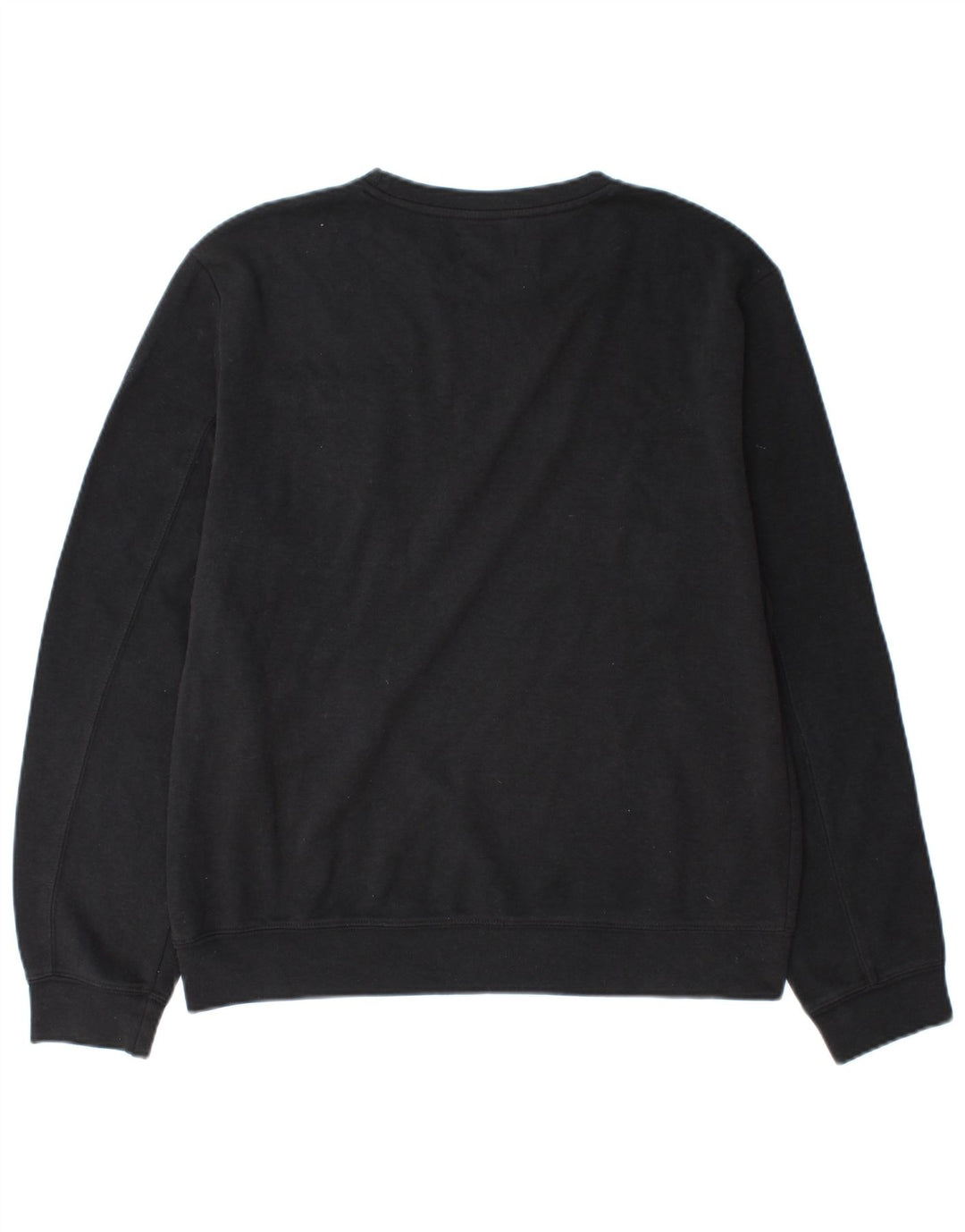 Zara Herre grafisk sweatshirt Jumper Medium Sort Polyester