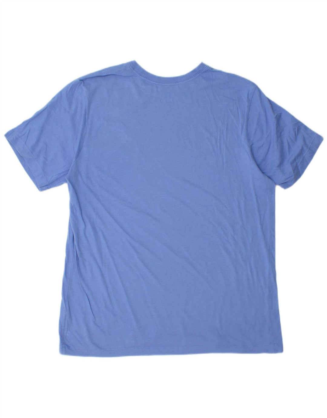 Nike T-shirt top til mænd, stor blå bomuld