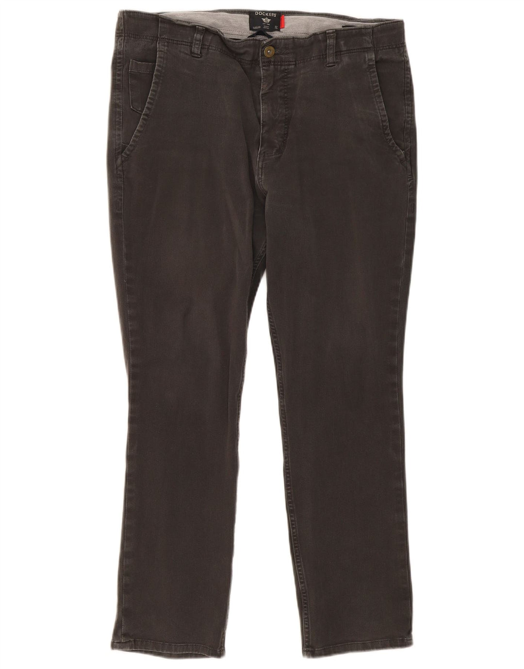 Dockers Herre Slim Chino Bukser W34 L27 Grå Bomuld