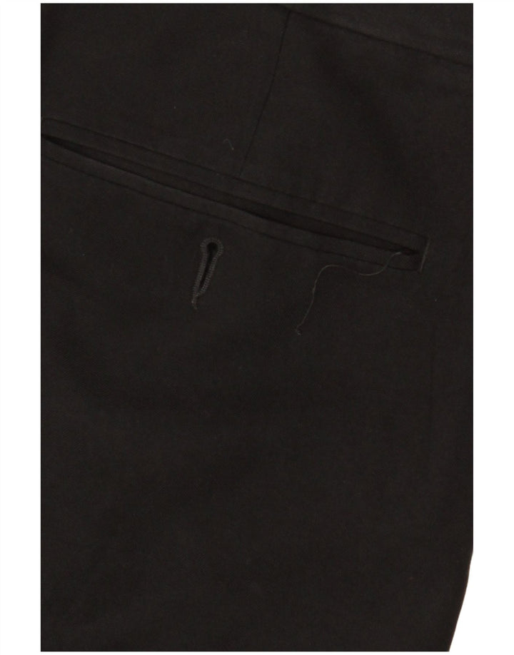 Marks & Spencer Herre Pegged Suit Bukser W36 L31 Sort Polyester