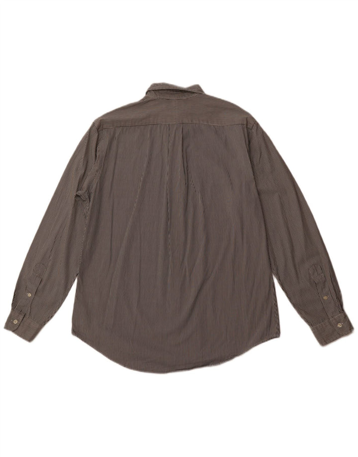 POLO RALPH LAUREN Herre Custom Fit skjorte Stor sort stribet bomuld