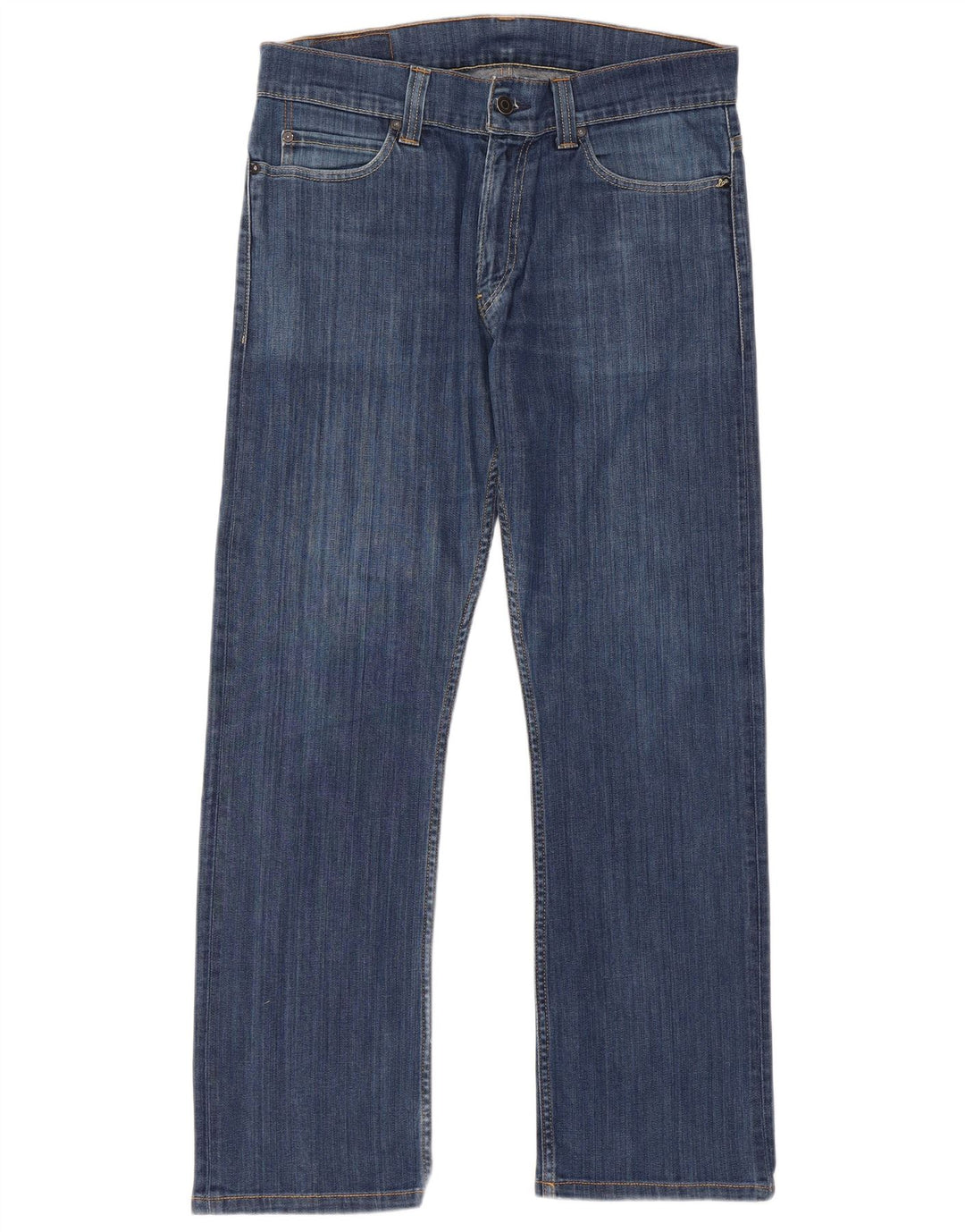 Levi's Herre 506 Straight Jeans W34 L34 Blå Bomuld
