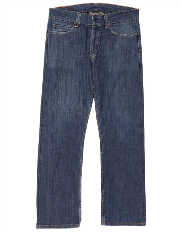 Levi's Herre 506 Straight Jeans W34 L34 Blå Bomuld