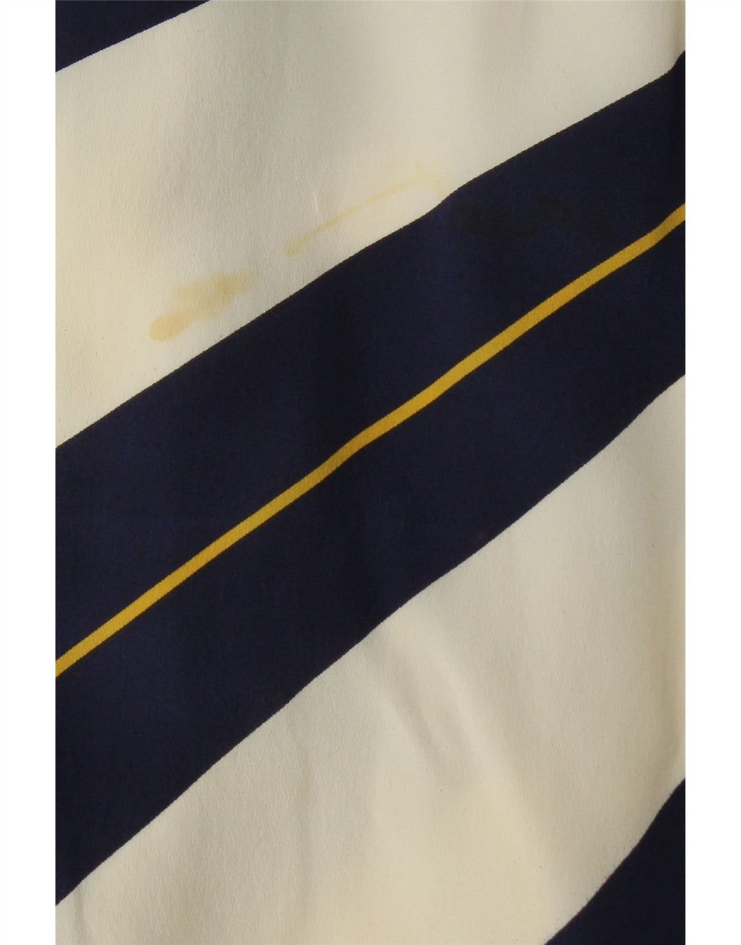 VINTAGE Langærmet A-line kjole til kvinder IT 42 Mellem marineblå stribet