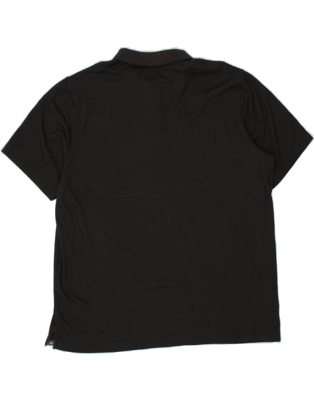 EDDIE BAUER Mens Polo Shirt XL Black Cotton Vintage Eddie Bauer and Second-Hand Eddie Bauer from Messina Hembry 
