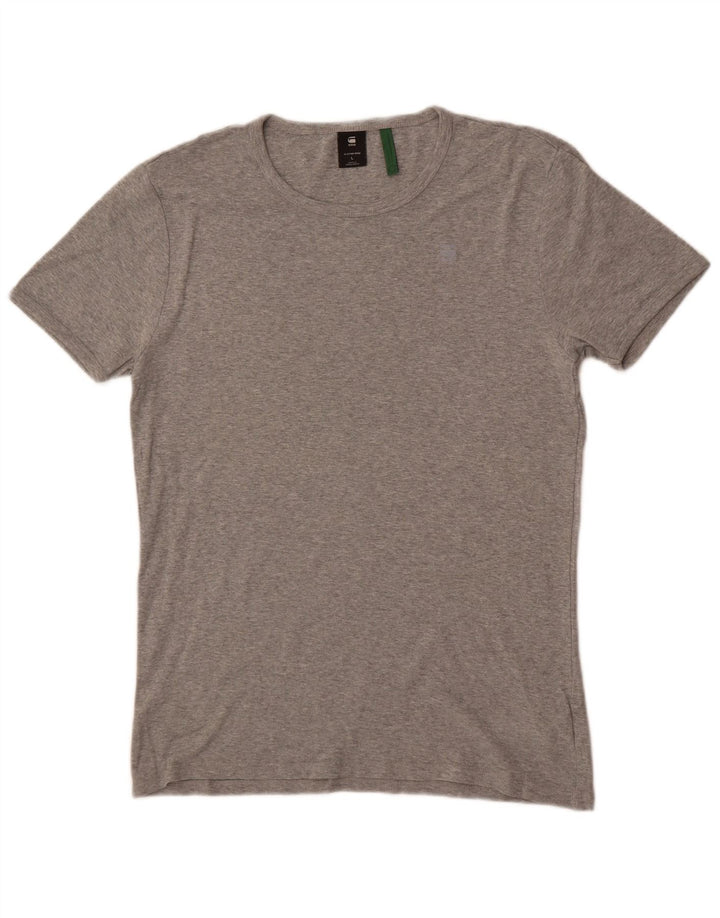 G-Star Herre T-Shirt Top Stor Grå Flecked Bomuld