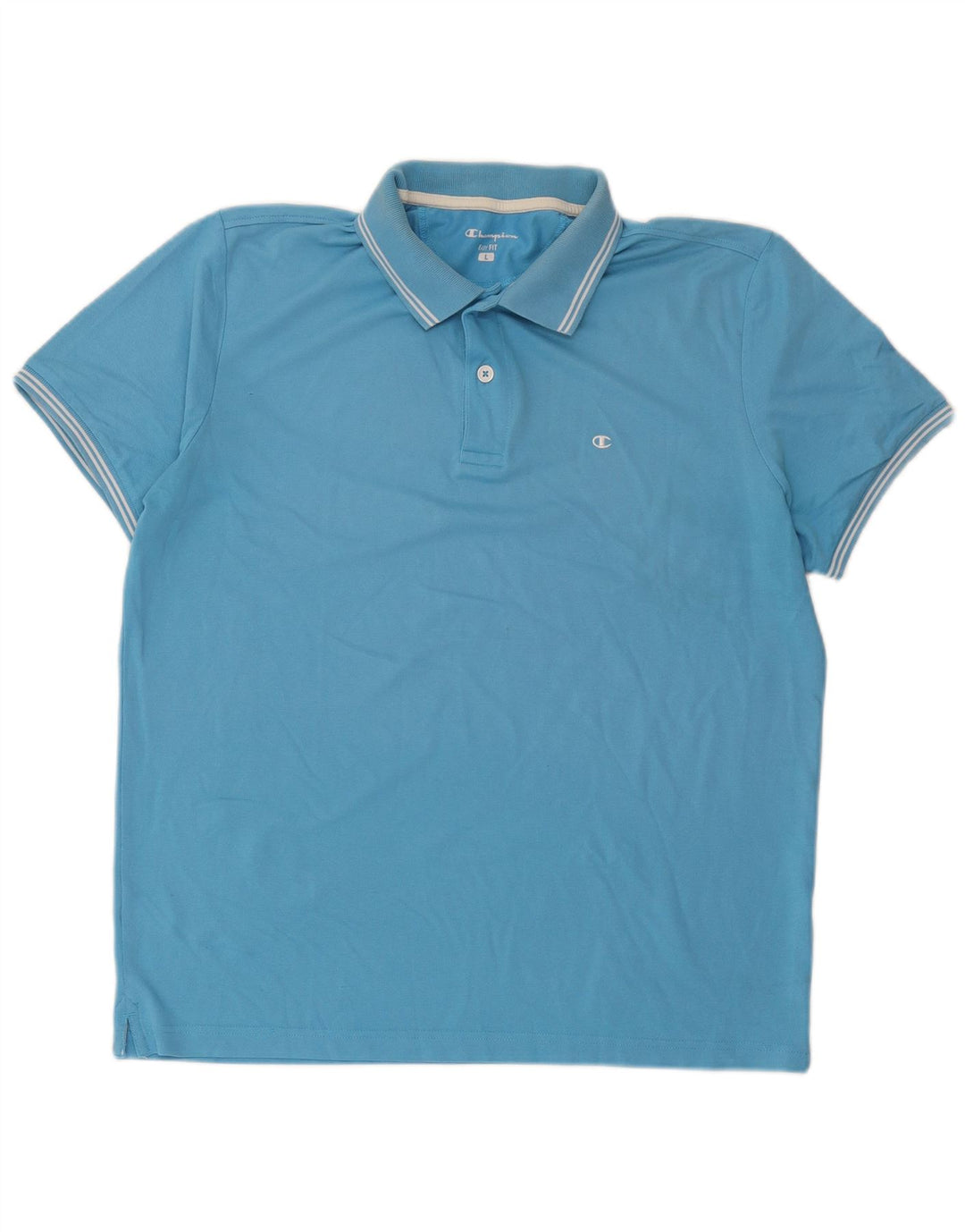 Champion Herre Easy Fit Polo Shirt Large Blue