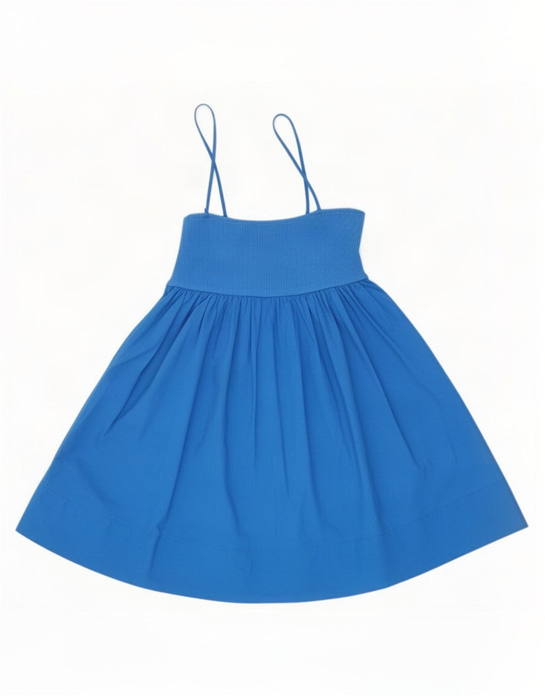 Zara Dame Sundress UK 14 Large Blue Cotton