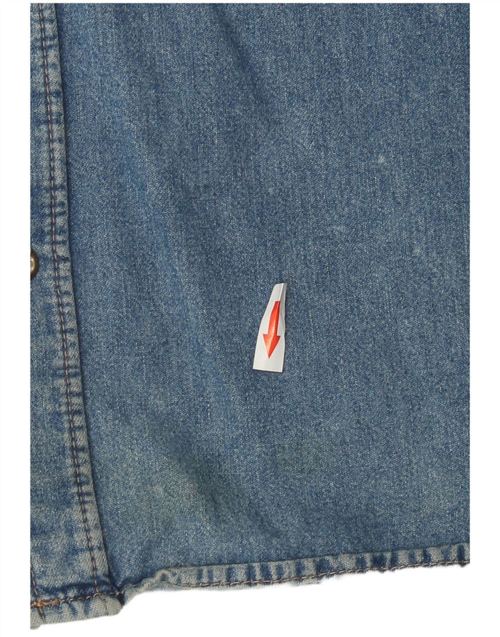 Diesel Herre Denim Shirt XL Blå Bomuld