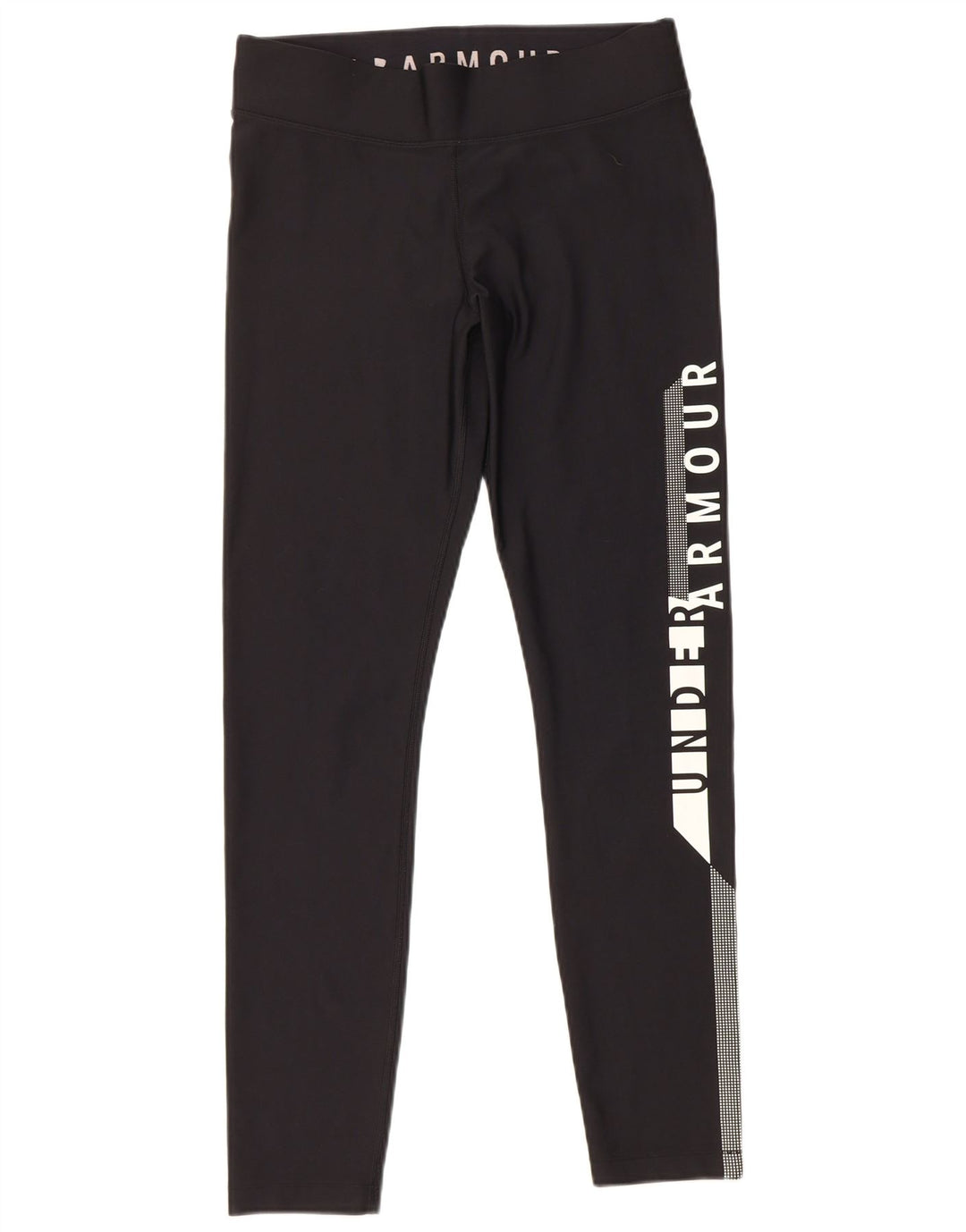 Under Armour Grafiske Leggings til kvinder UK 14 Stor sort farveblok