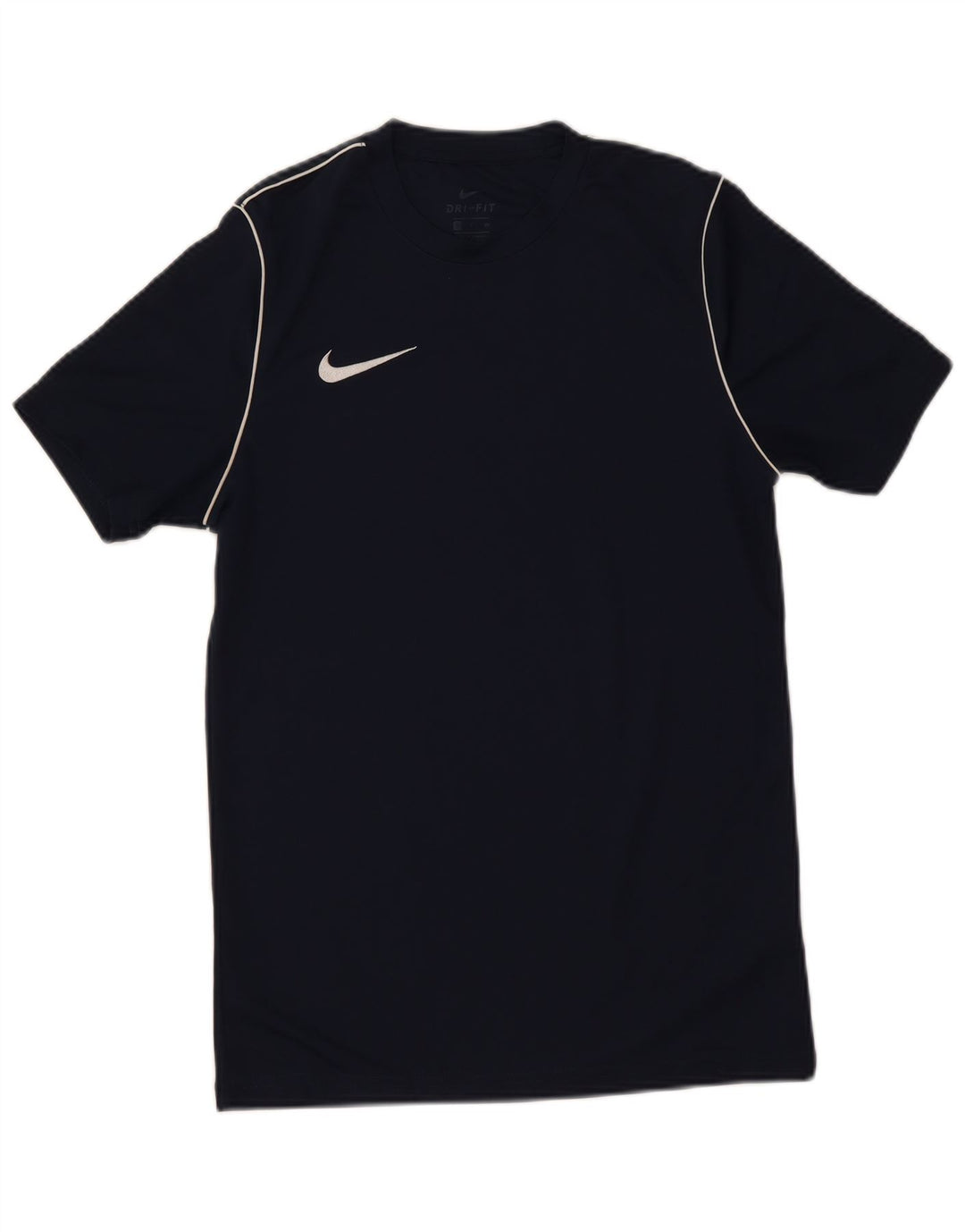 Nike herre Dri Fit T-shirt top lille marineblå polyester
