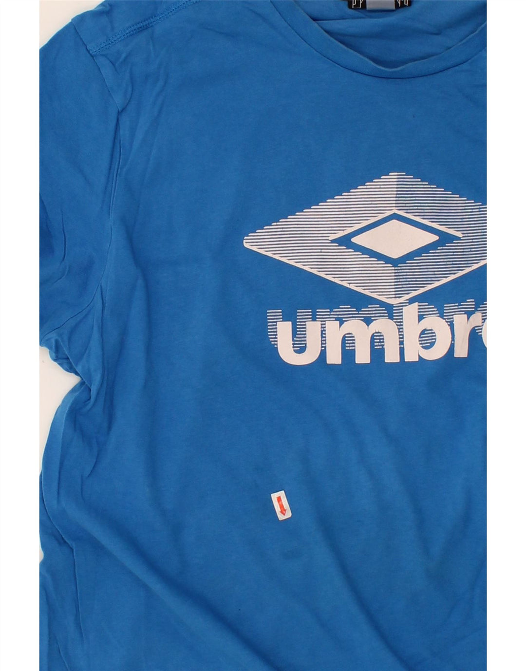 UMBRO Mens Graphic T-Shirt Top Large Blue Cotton Vintage Umbro and Second-Hand Umbro from Messina Hembry 