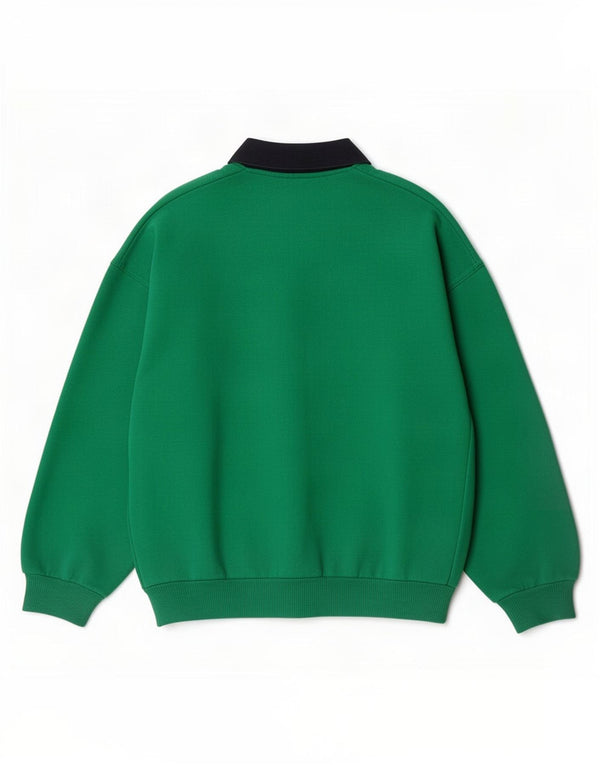 Marina Yachting Dame Grafisk Sweatshirt Jumper UK 14 Medium Grøn