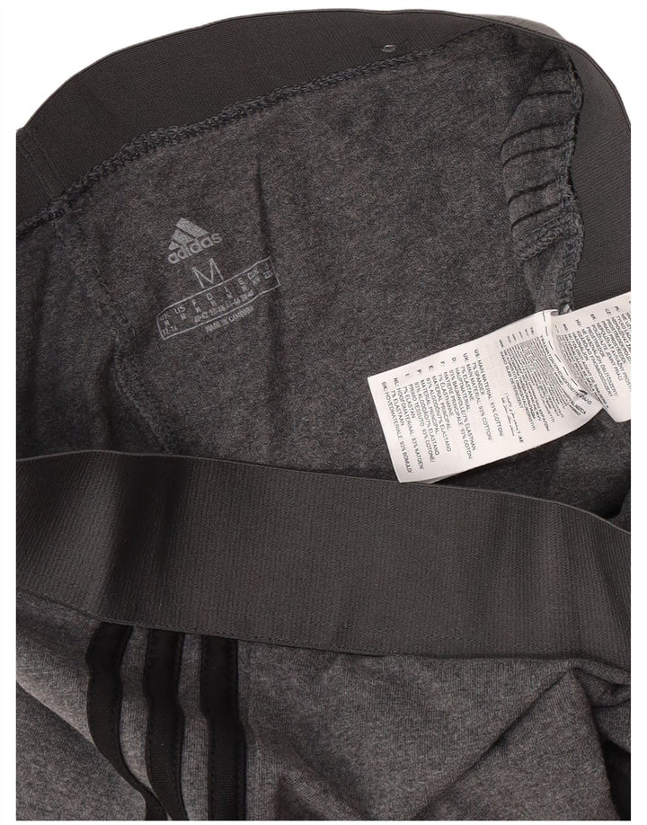 Adidas Dame Leggings UK 12/14 Medium Grey Bomuld