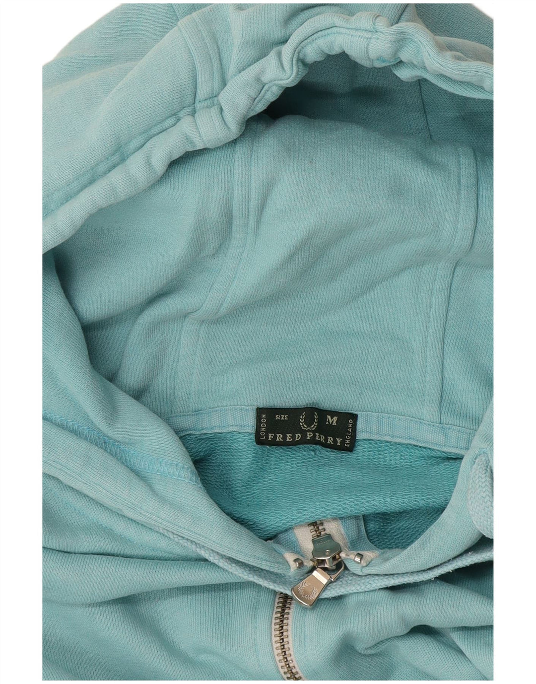 Fred Perry Dame Hættetrøje Sweater UK 12 Medium Turkis