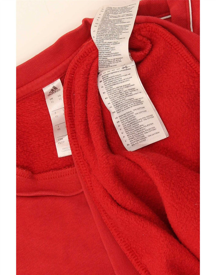 Adidas Sweatshirt til mænd XS Rød bomuld