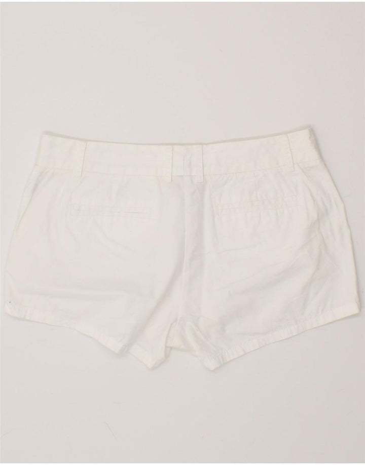J. CREW Womens Broken In Chino Shorts US 10 Large W34 White Cotton Vintage J. Crew and Second-Hand J. Crew from Messina Hembry 