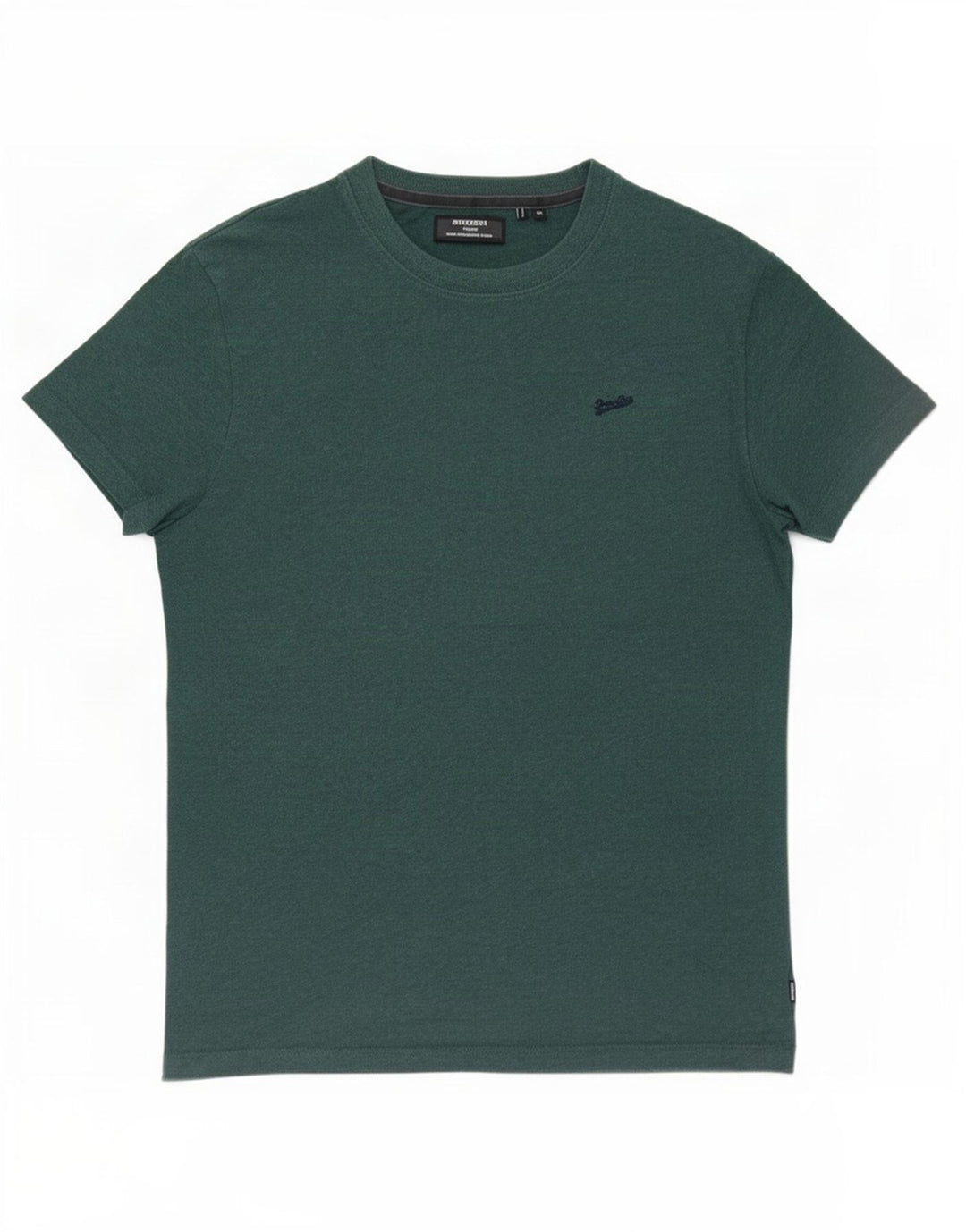 Superdry T-shirt top mellemgrøn bomuld til mænd