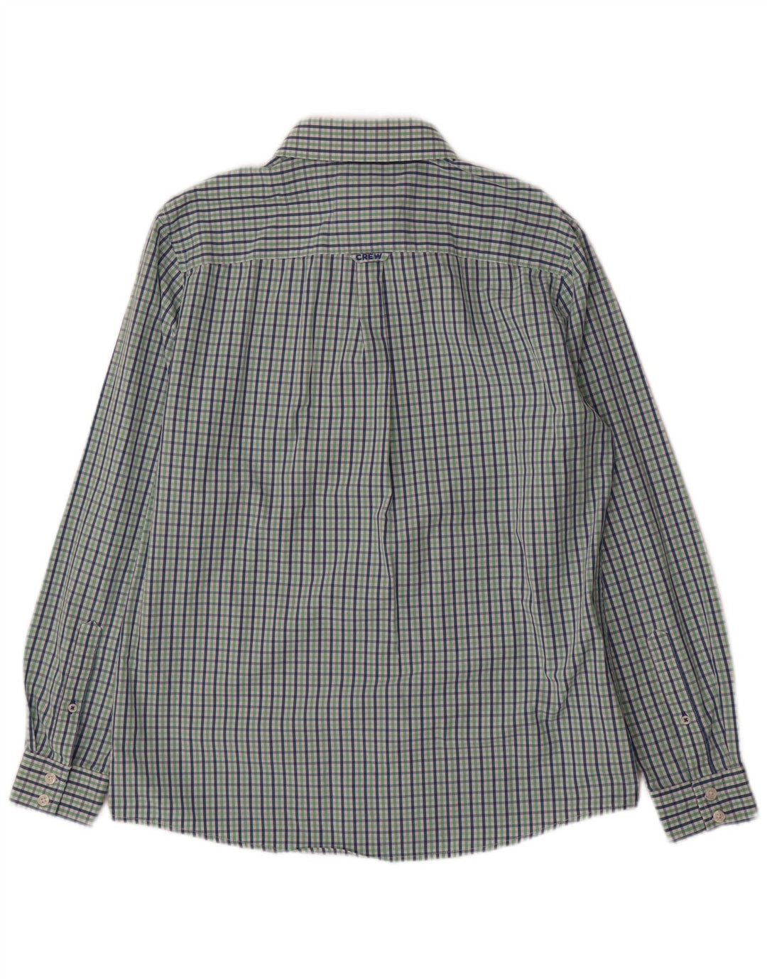Crew Clothing Herre Classic Fit skjorte Medium Green Gingham Cotton