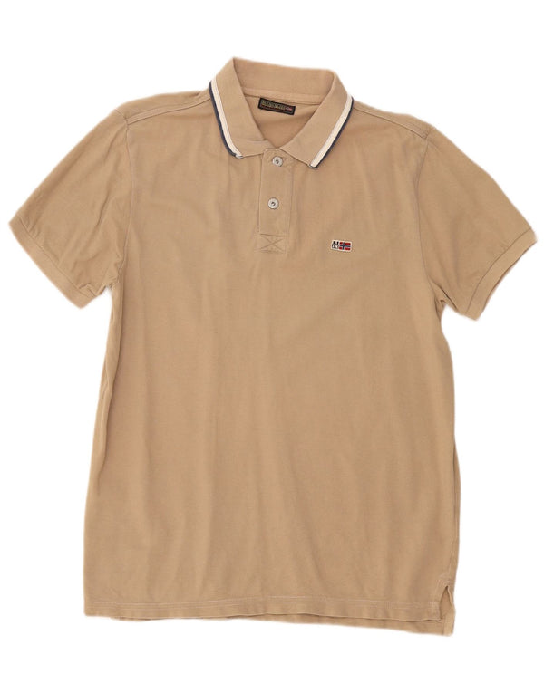 Napapijri Herre poloshirt Medium Beige Bomuld